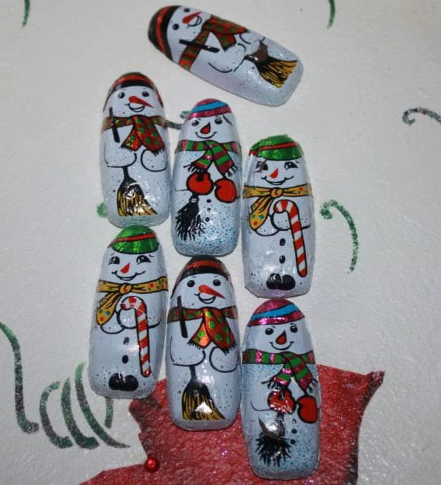 25 Pieces Milk Chocolate Snowmen L43791
