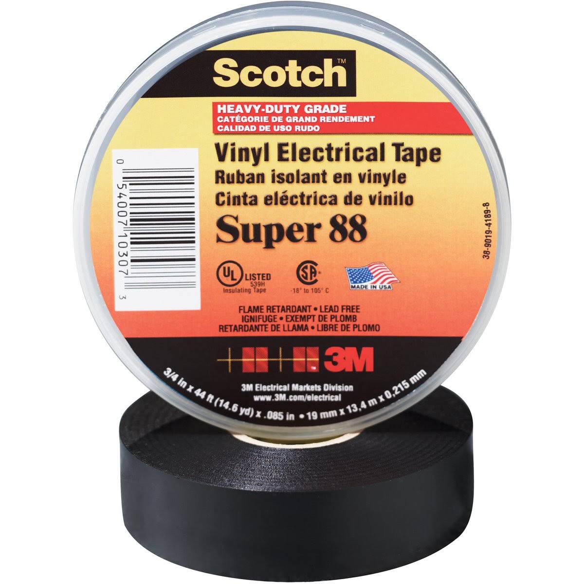 Black Electrical Tape 10 Pack L128