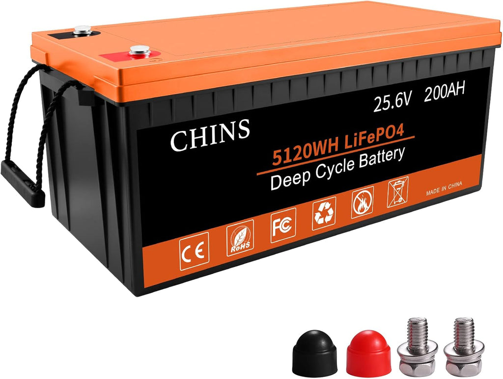 12V 100AH LiFePO4 Lithium Battery with 100A BMS F2976
