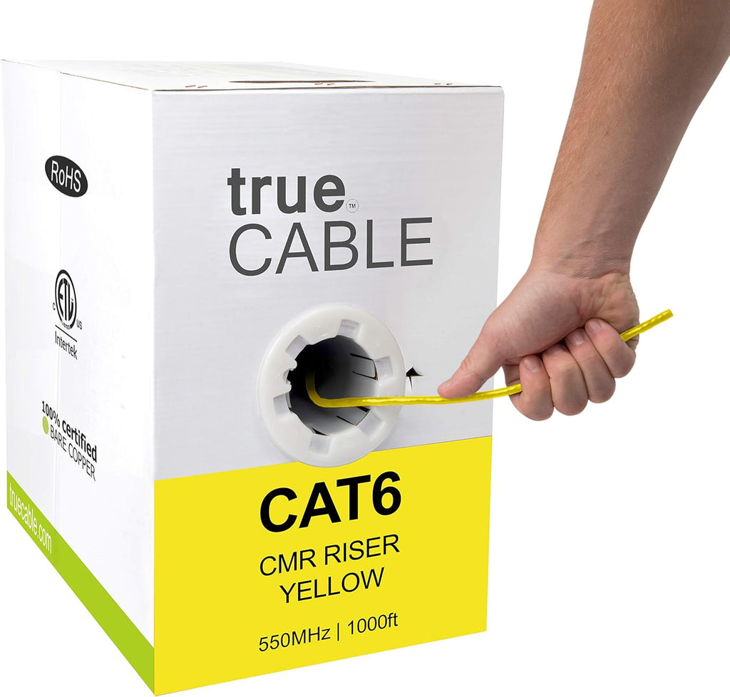 Green 1000ft Cat6 Riser Bulk Ethernet Cable N65265