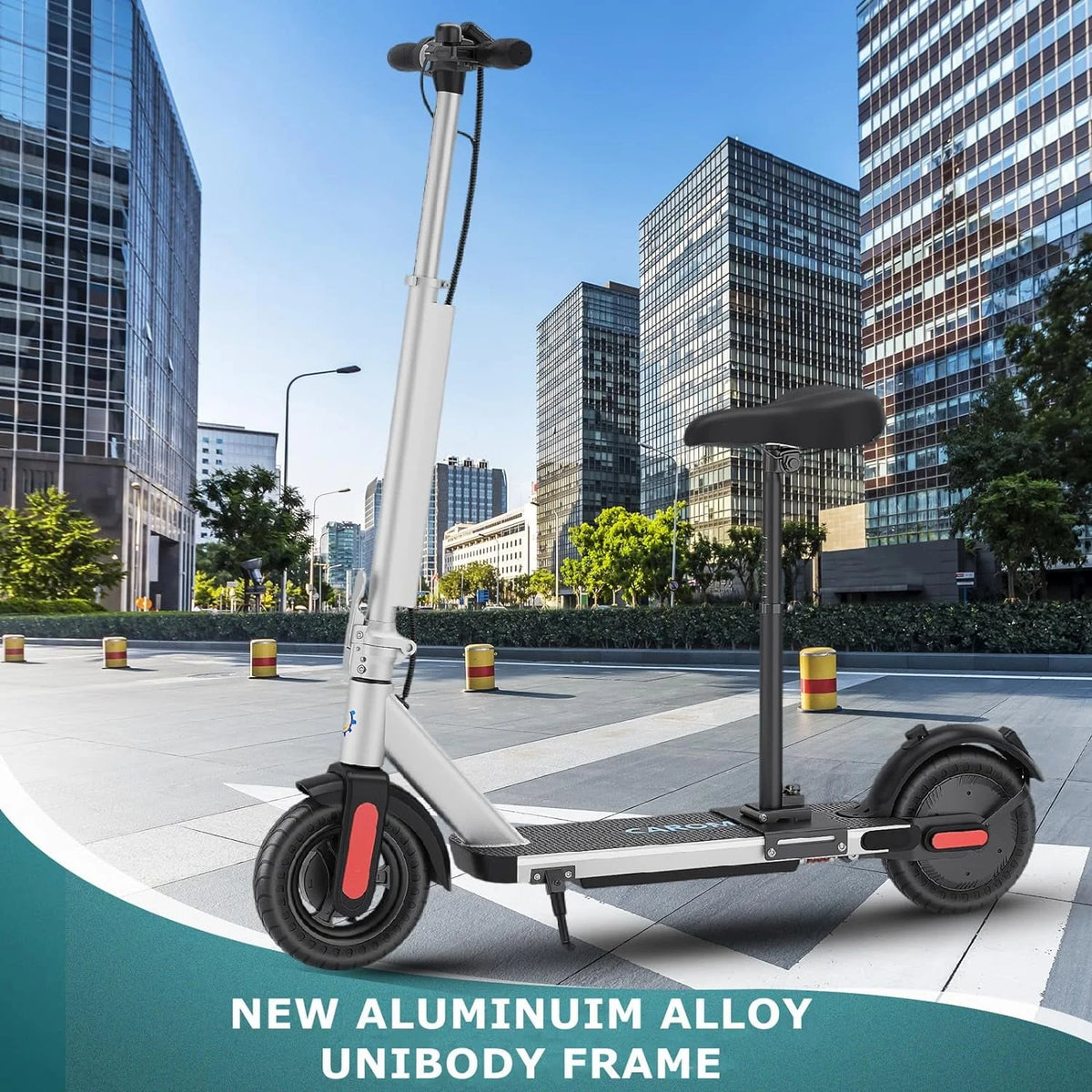 Electric Scooter, 20 Mph, 25 Miles Range, 500W Foldable G153
