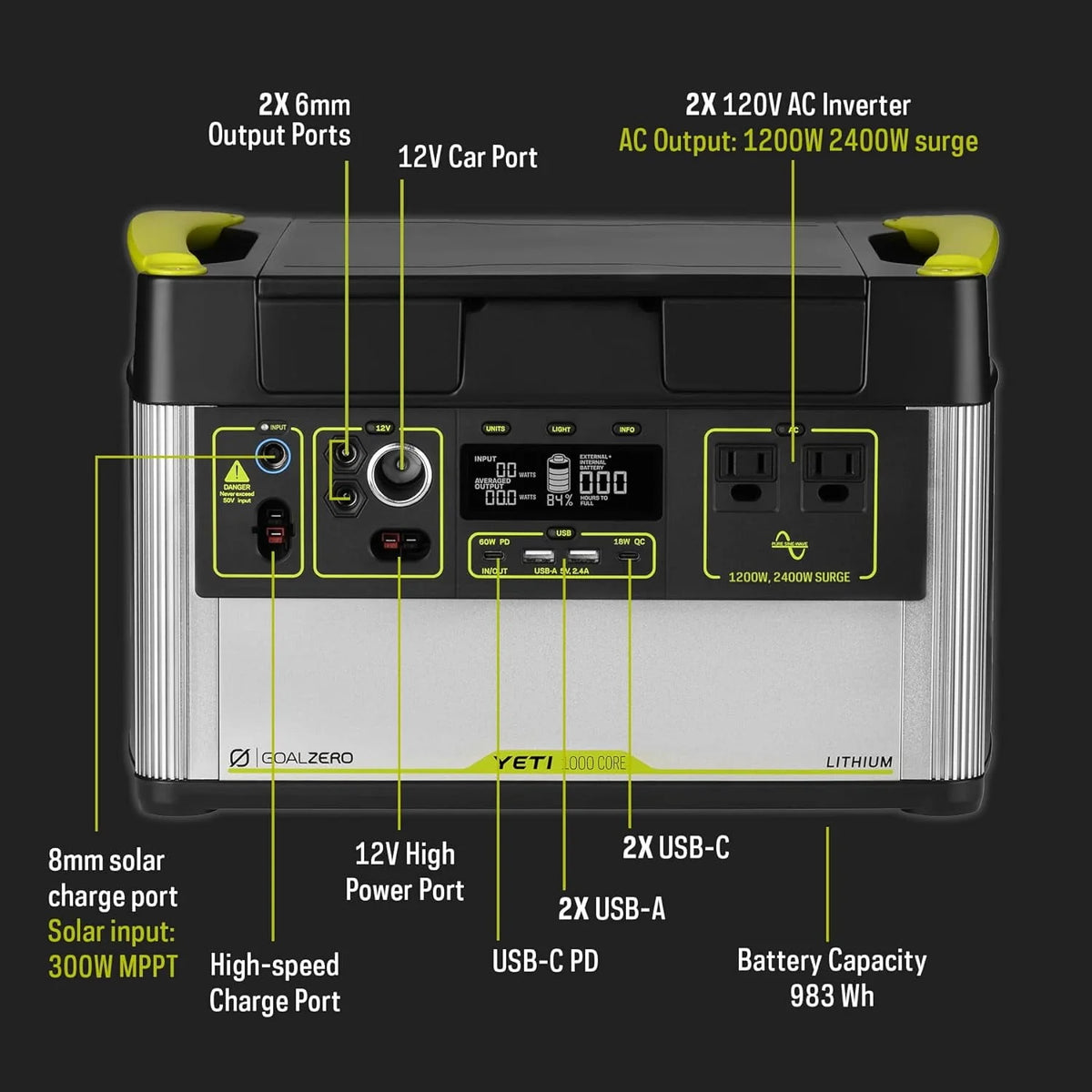 1000W Portable Power Station K8139
