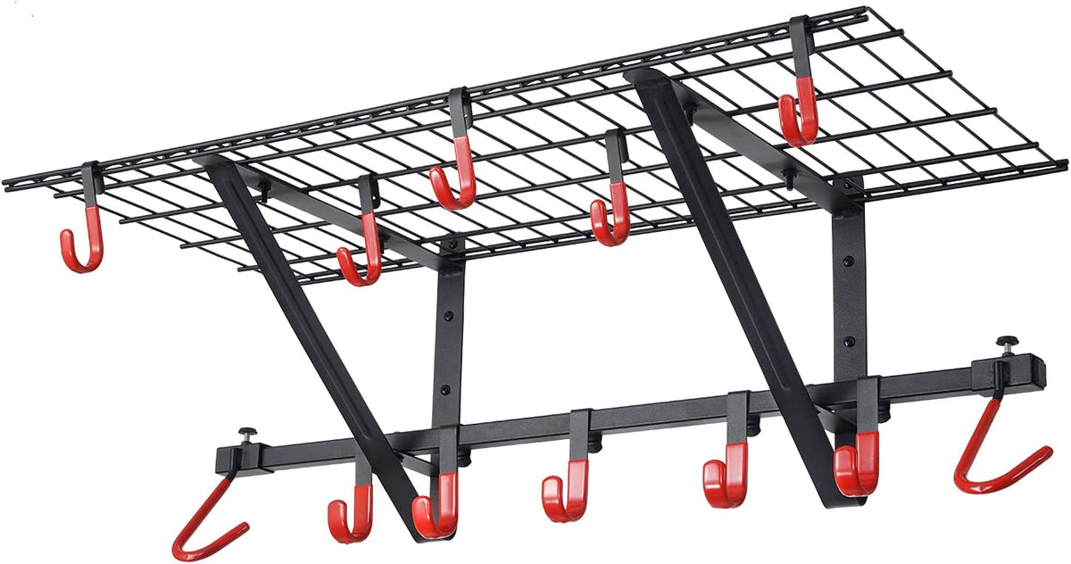Wall Shelving 2-Pack with Bike Hooks M186