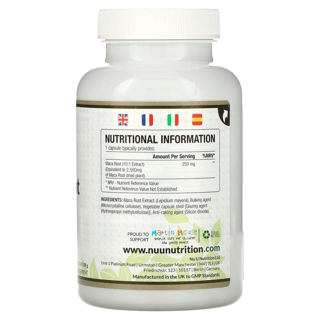 Maca Root 2,500 mg 180 Vegan Capsules F2045