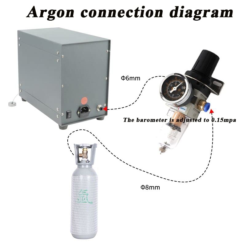 Automatic Pulse Argon Arc Welding Machine 110V 100W C8634