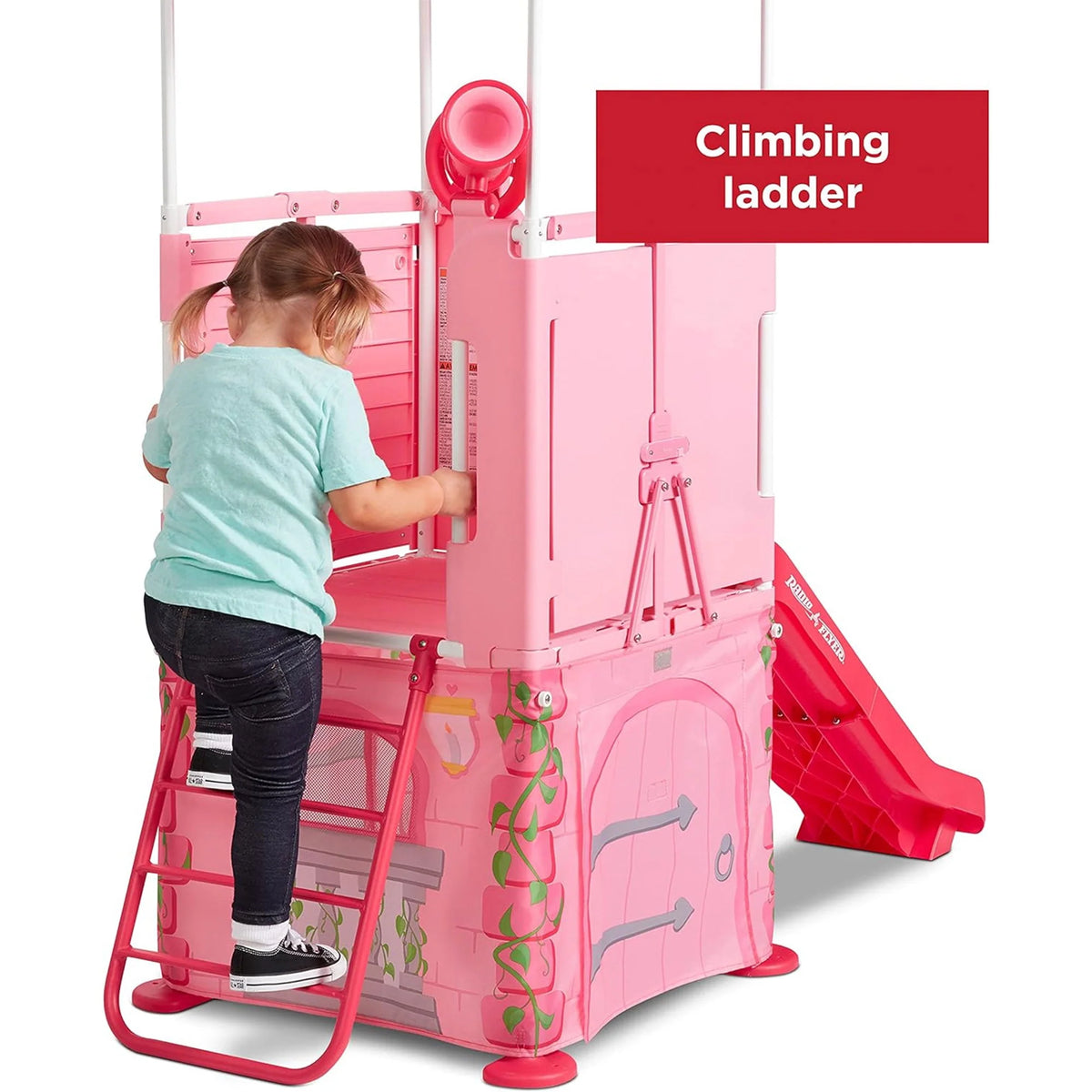 Pink Toddler Slide Playhouse Z633327