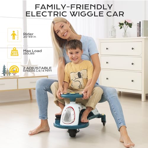 Electric Drifting Go Kart for Kids with LED Lights X67431