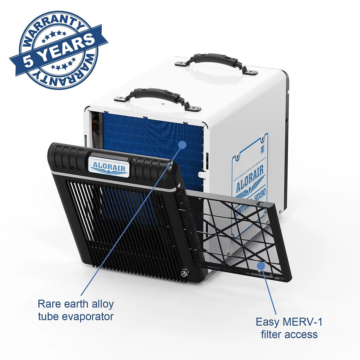 198 Pints Crawl Space Dehumidifier with Drain Hose G81619