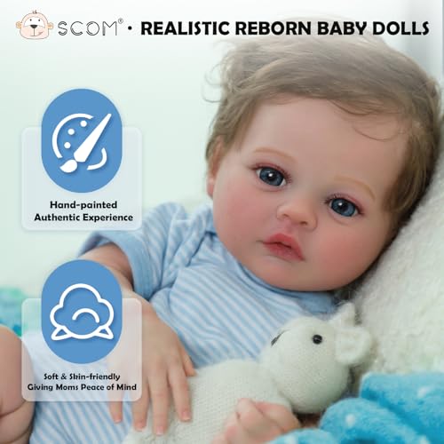 18 Inch Realistic Newborn Soft Body Baby Dolls with Accessories H4477
