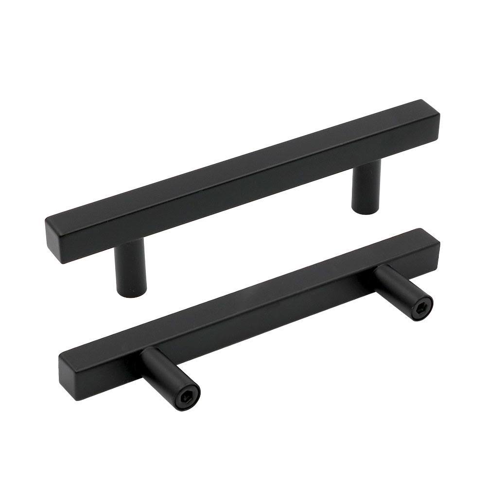 Matte Black Cabinet Handles and Knobs 20 Pack Y51402