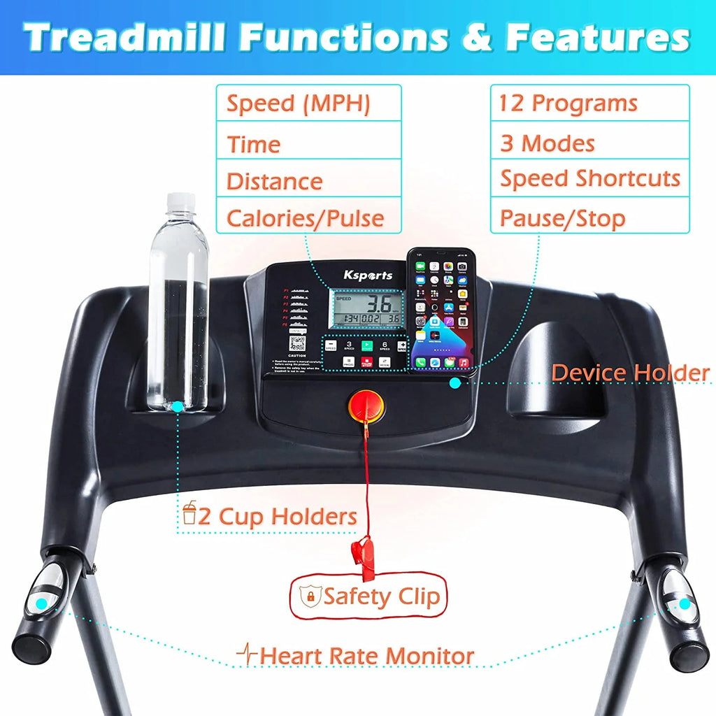 Multi Function Treadmill with Inclines K29665