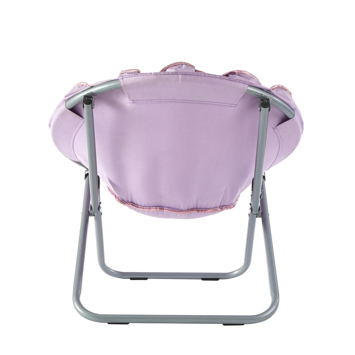 Purple Tie Dye Faux Fur Folding Chair N88672