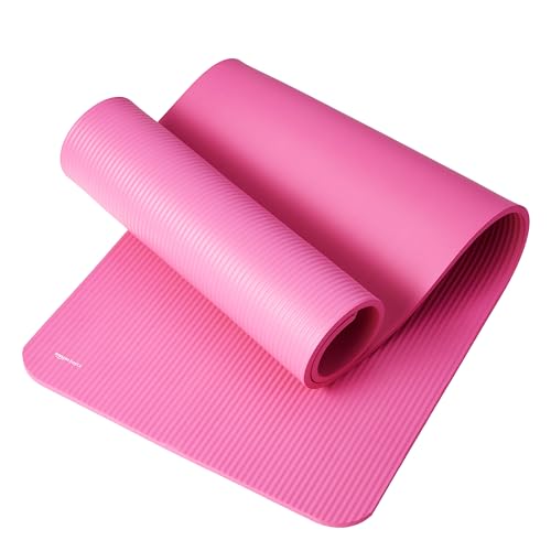 1/2 Inch Extra Thick Exercise Yoga Mat with Carrying Strap H8889