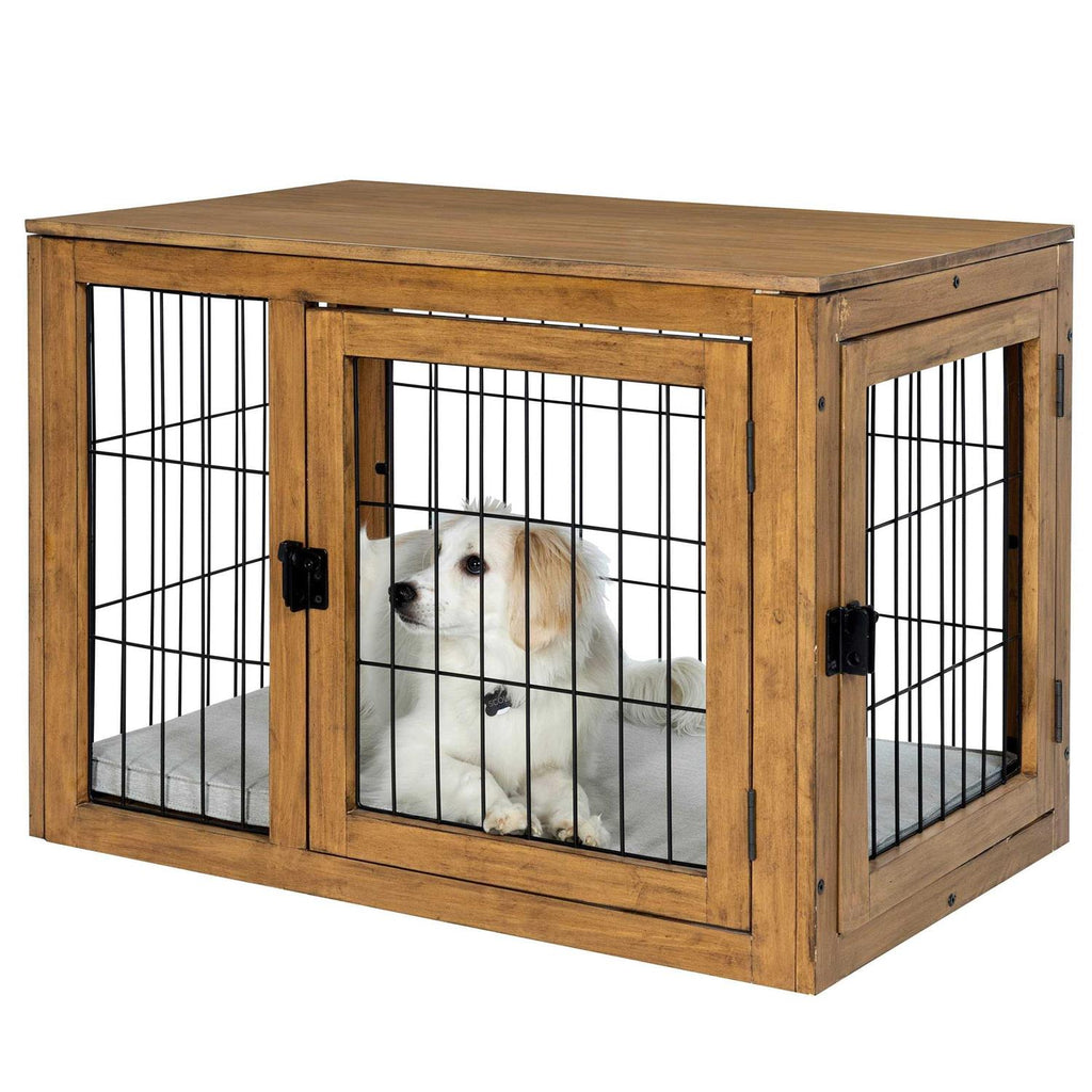 Furniture-Style Dog Crate with Double Doors D453