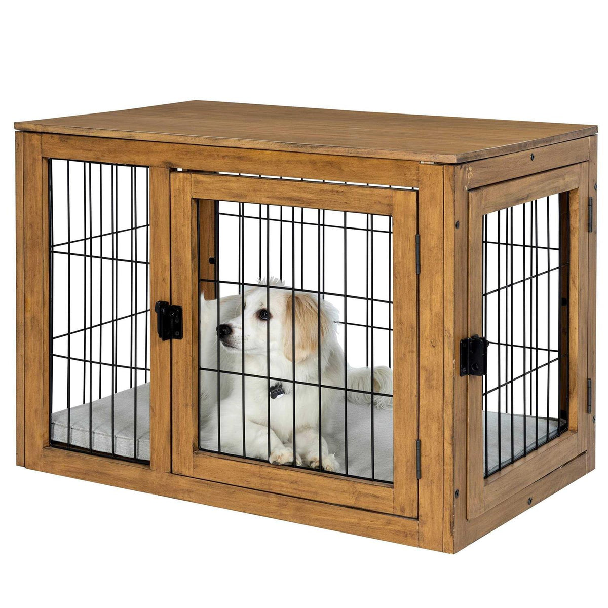 Furniture-Style Dog Crate with Double Doors D453