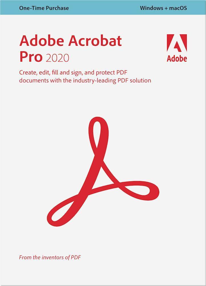 Acrobat Pro 2020 Mac Windows U94277