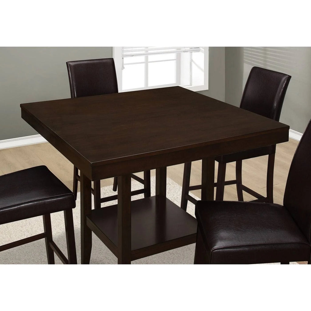 Cappuccino Counter Height Dining Table N919