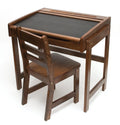 Child Study Desk and Chair Set Walnut Finish R257283