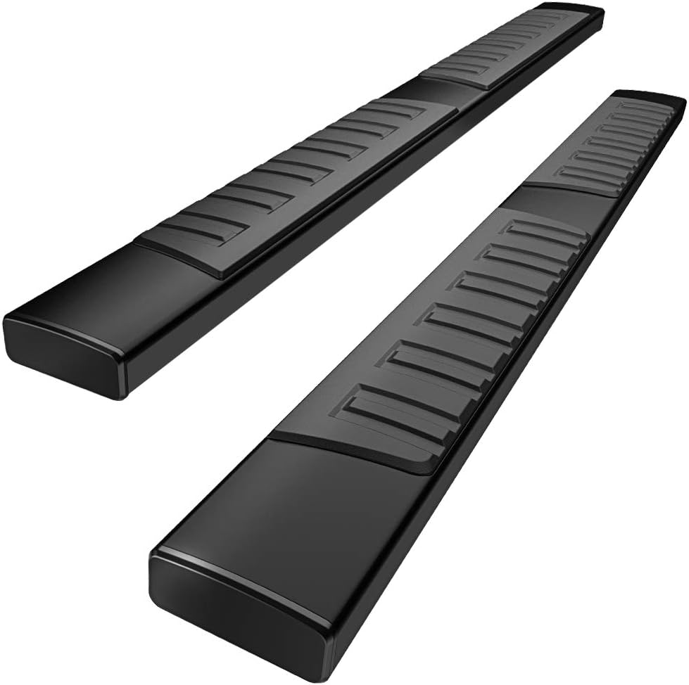 6 inches Running Boards Side Step Nerf Bars Dark Black Q9763