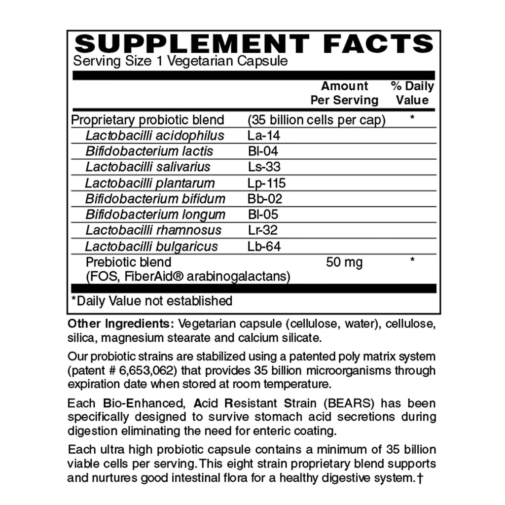 30 Vegetarian Capsules ProBiotic M47669