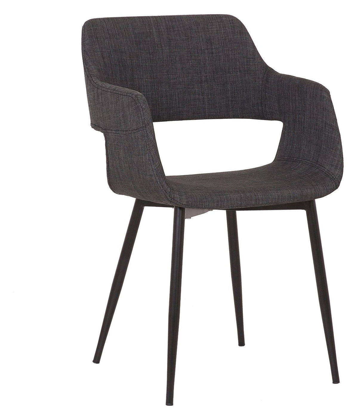 Charcoal Open Back Dining Accent Chair T385