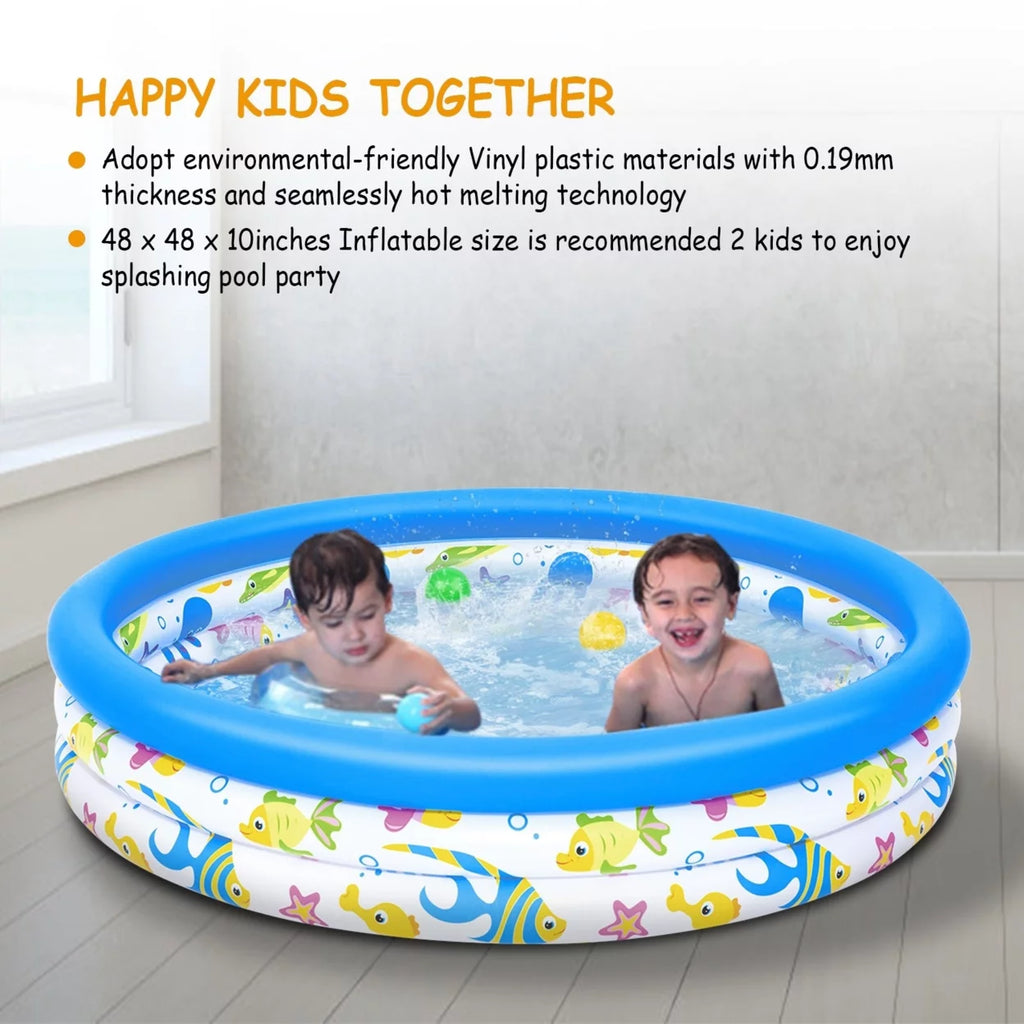 48x10in Inflatable Round Swimming Pool T5569