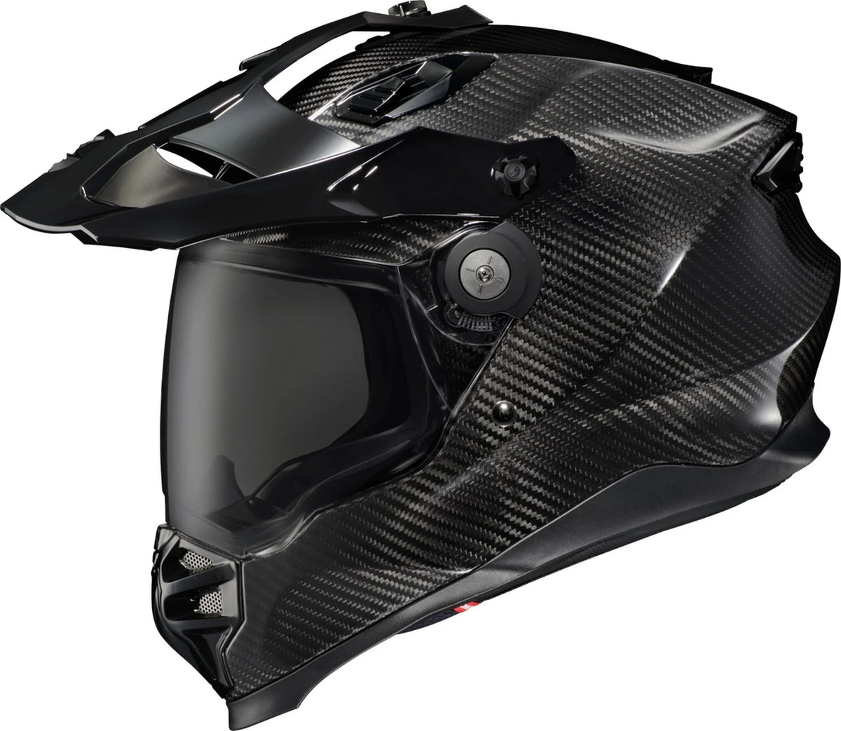 Carbon Dual Sport Helmet Gloss Black LG P7859