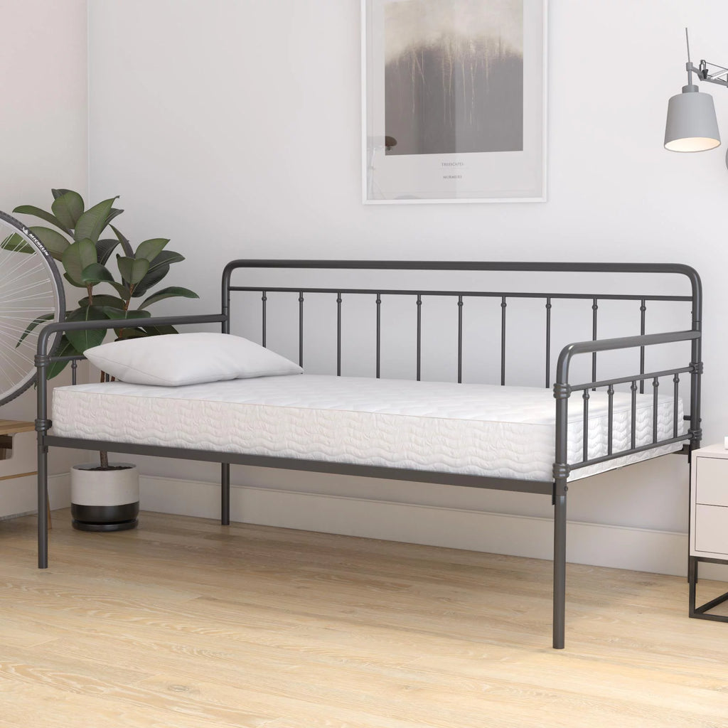 6 Inch Polyester Fill Mattress, Twin Size U926371