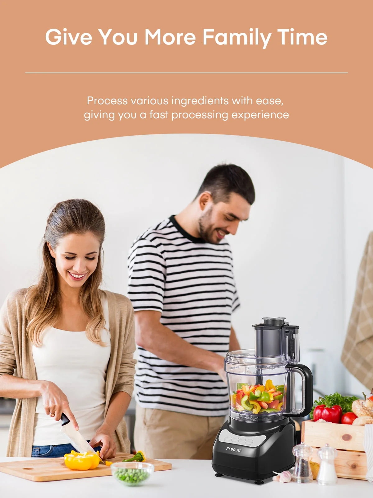 12 Cup Food Processor T61125