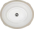 Undermount Fireclay Bathroom Sink with Overflow S652
