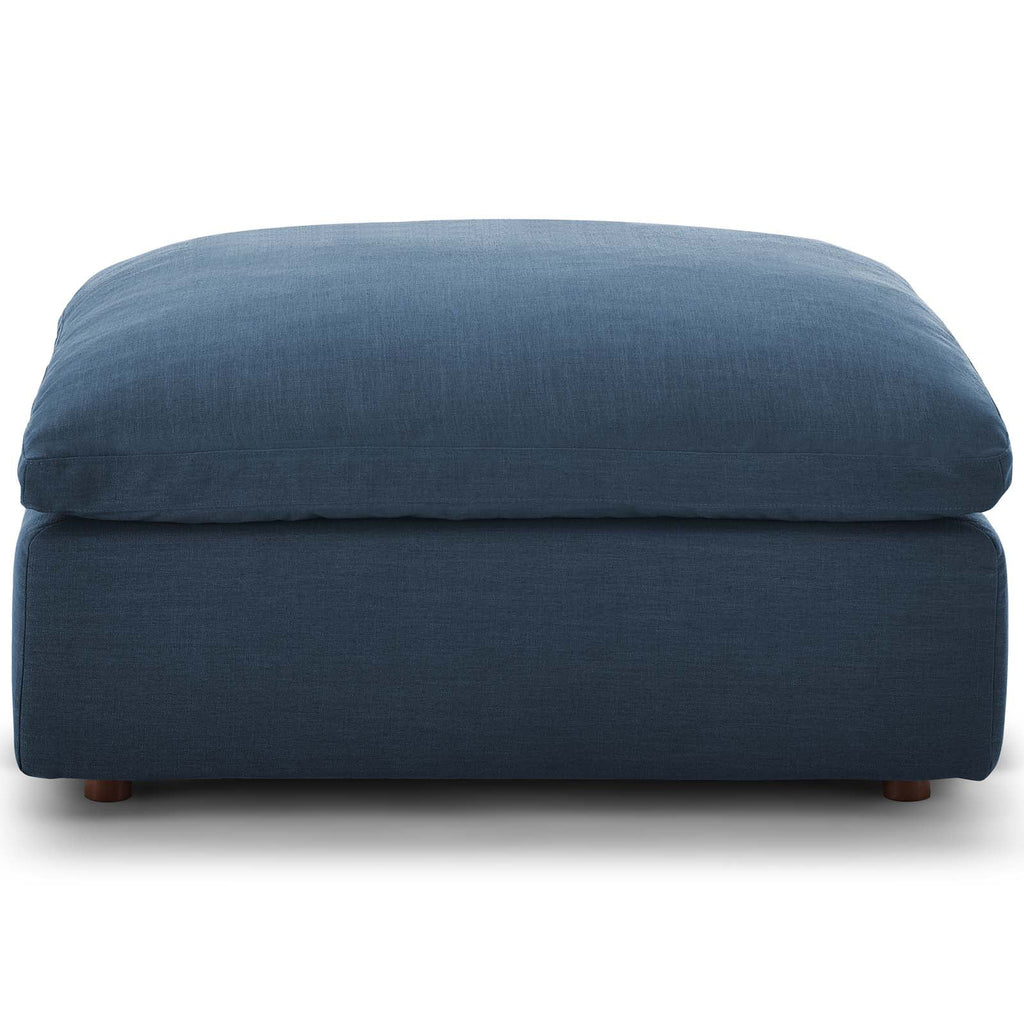 Down Filled Overstuffed 5 Piece Sectional Sofa Set in Azure I63435