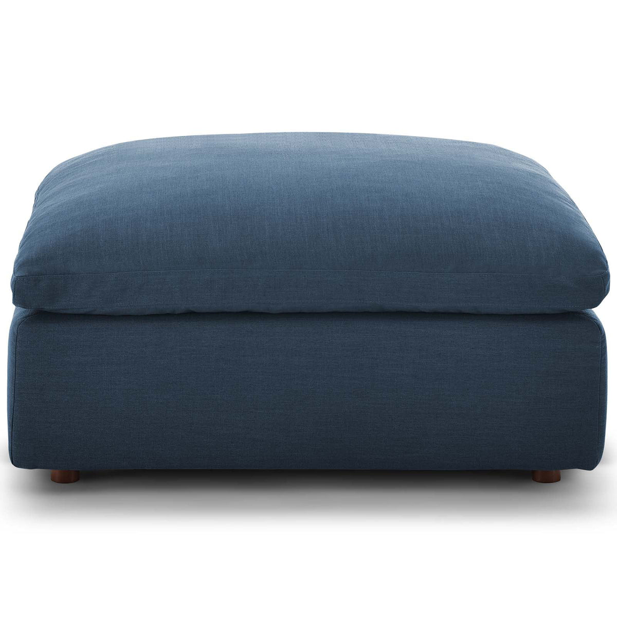 Down Filled Overstuffed 5 Piece Sectional Sofa Set in Azure I63435