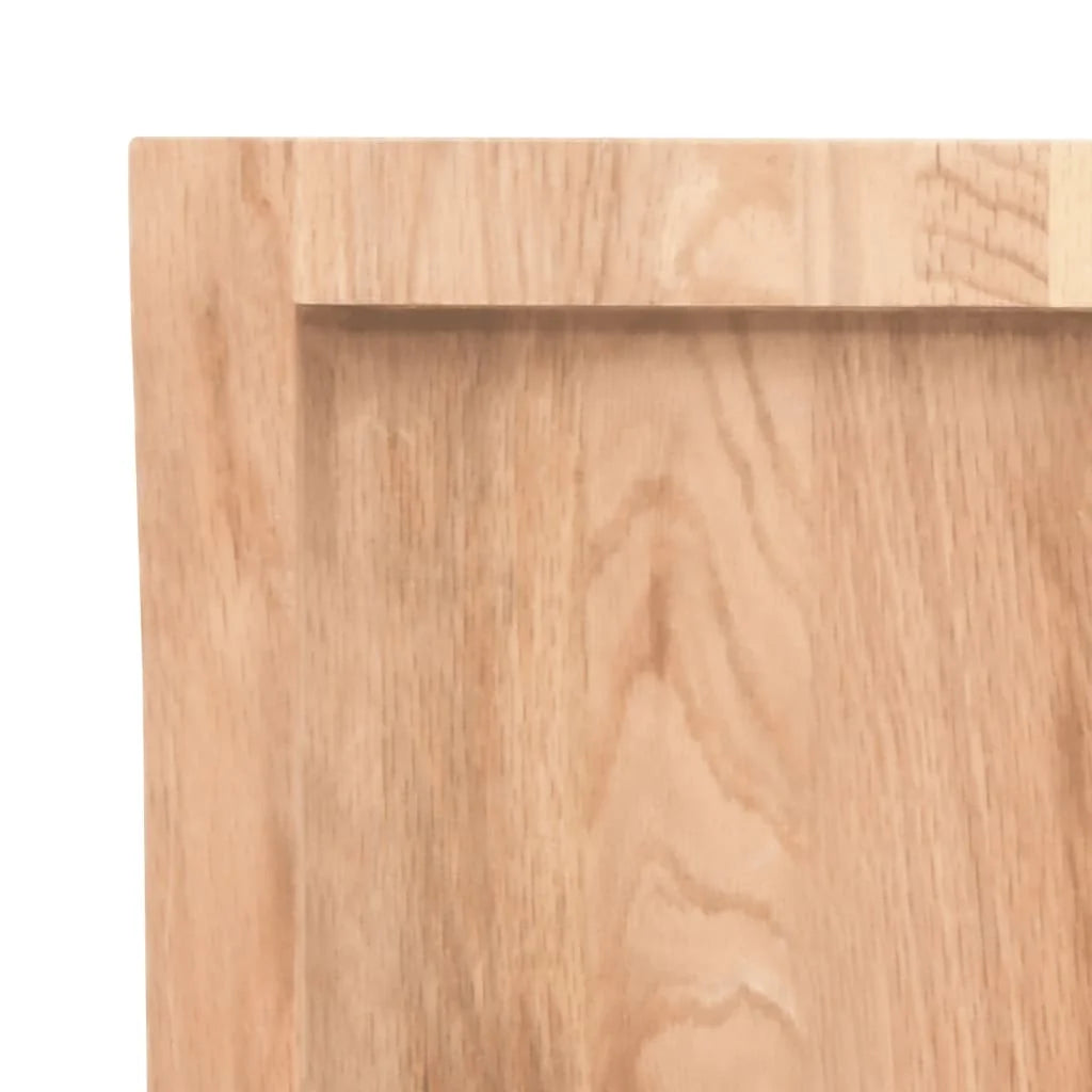 Light Brown Treated Solid Wood Live Edge Table Top V434
