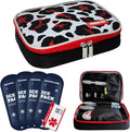 Insulin Cooler Travel Case Medicine Organizer Diabetic Medication Bag with 4 Ice Packs F8900