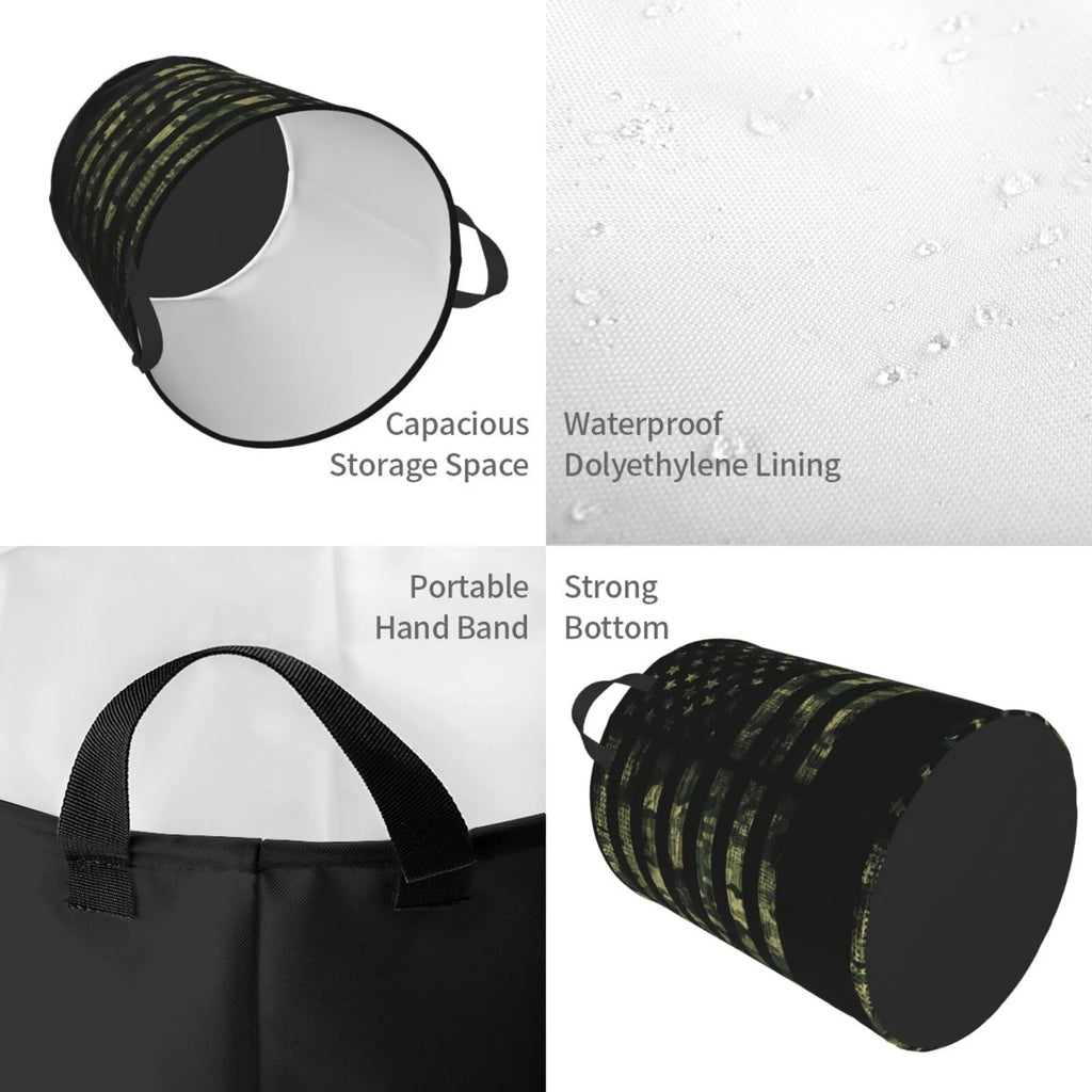 Collapsible Waterproof Laundry Hamper S2211