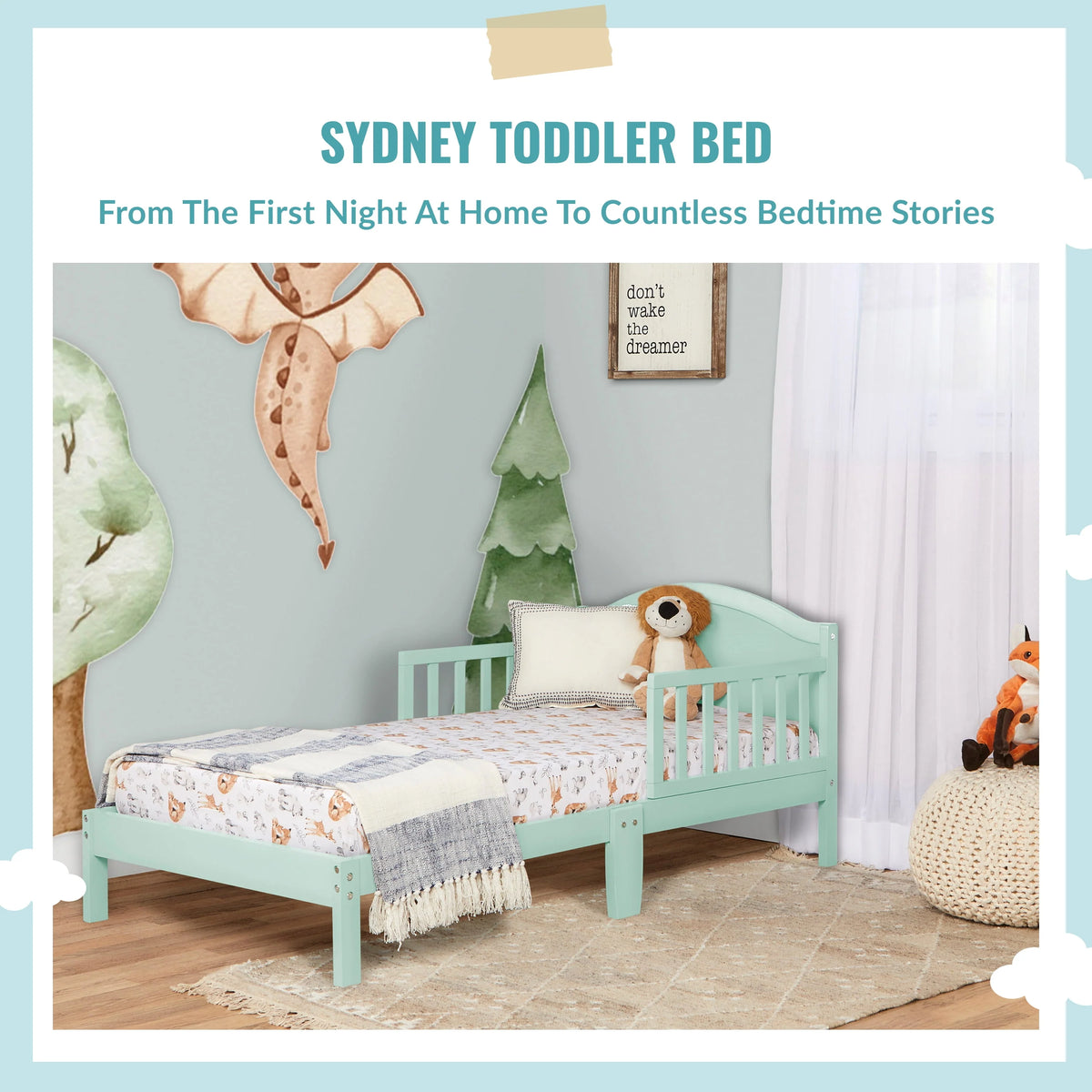 Black Toddler Bed T3948