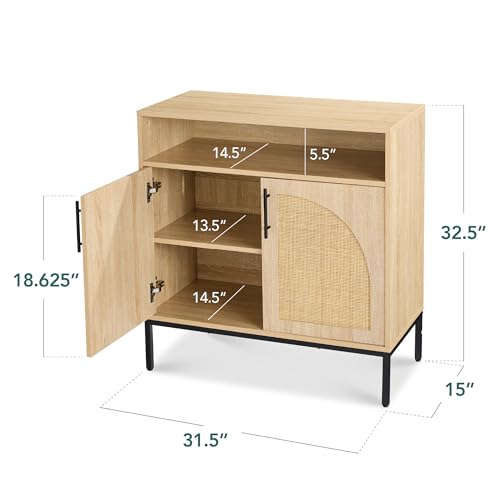 2-Door Rattan Storage Cabinet S679248