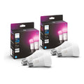 75W A19 White and Color Ambiance LED Smart Bulb Pack of 4 L914
