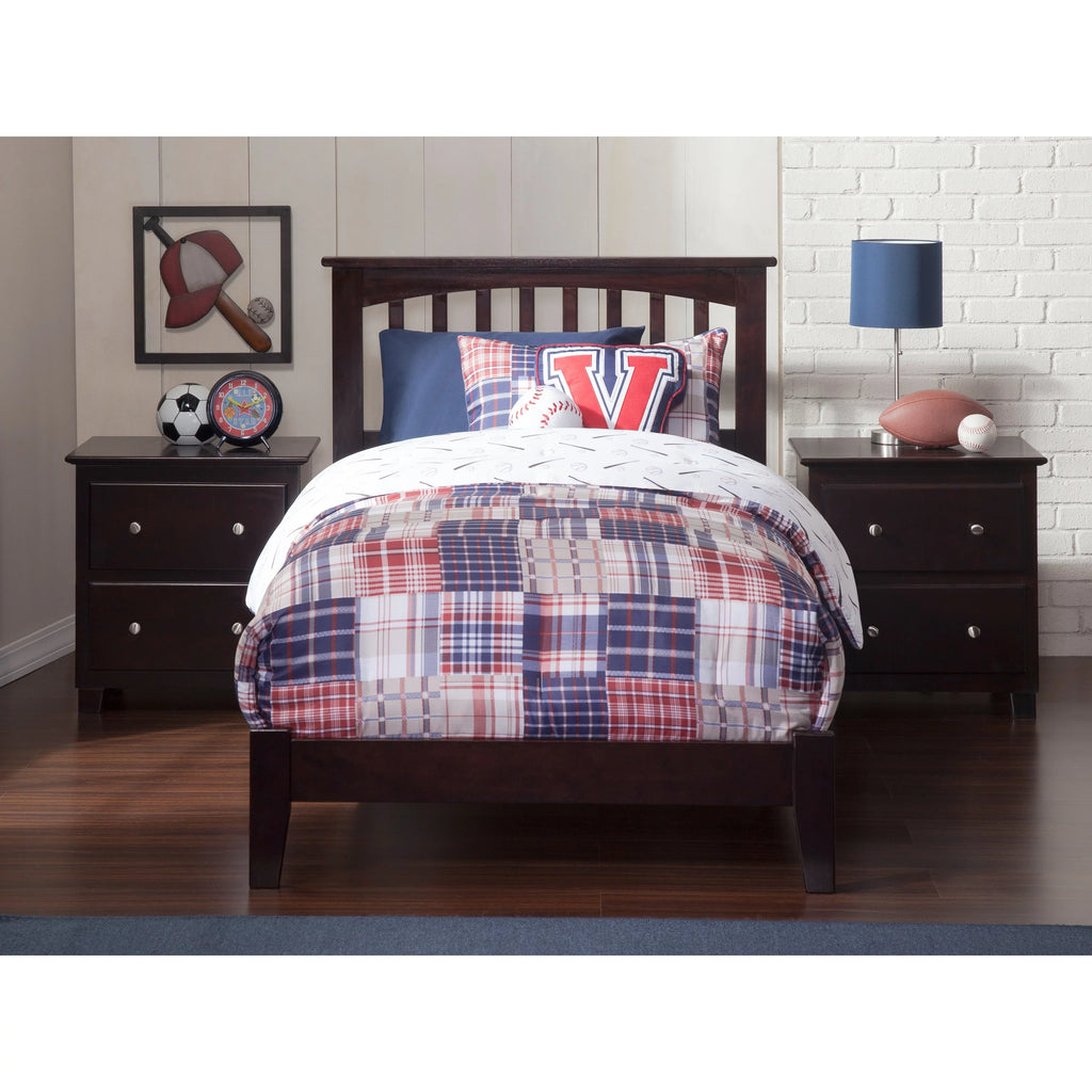 Twin XL Platform Bed with USB Charging Station L80025