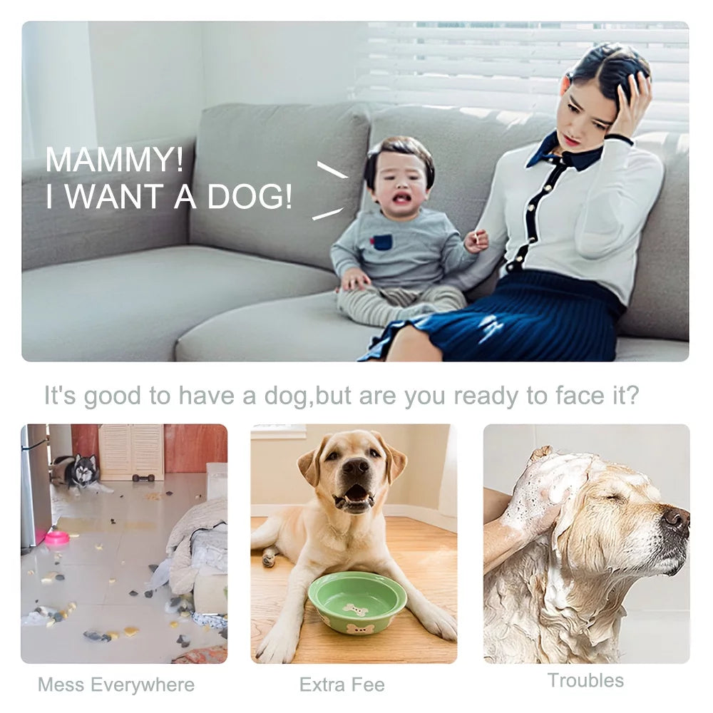 Remote Control Robotic Dog Toy with Light and Sound U439665