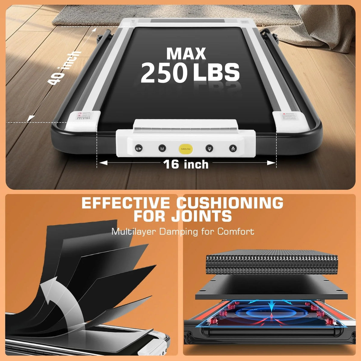 2 in 1 Folding Treadmill I311161
