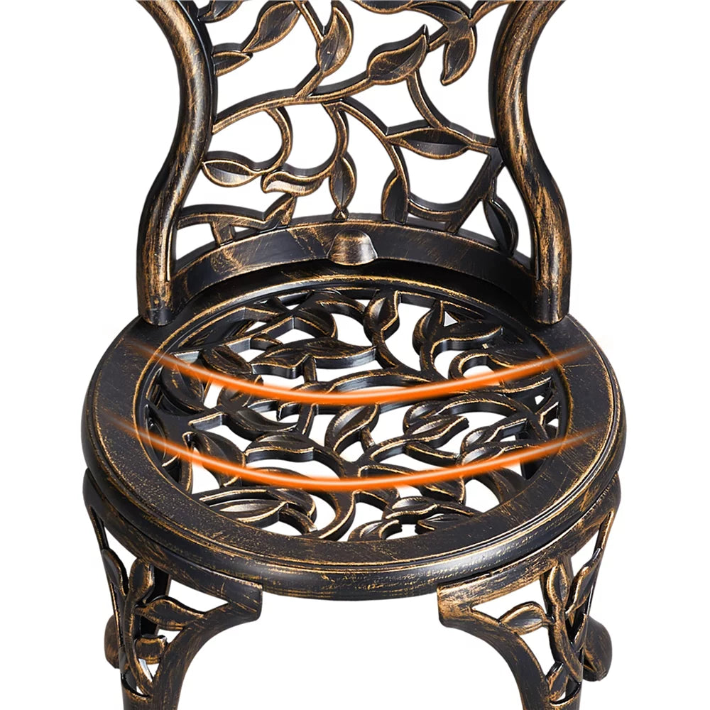 3 Piece Patio Bistro Table Set L11279