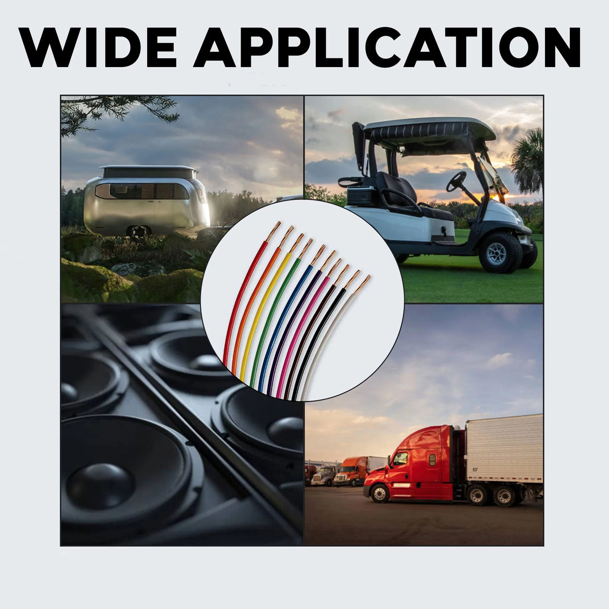 16 Gauge Automotive Primary Wire Red & Black 500ft Each K77958