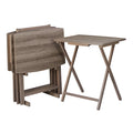 5 Pieces Oversized Tray Table Set L35997