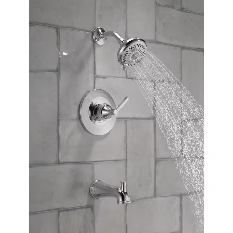 Single-Handle 6-Spray Tub and Shower Faucet in Chrome P7140
