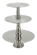 23 Inches High Aluminum 3/TIER Cake Stand L49500