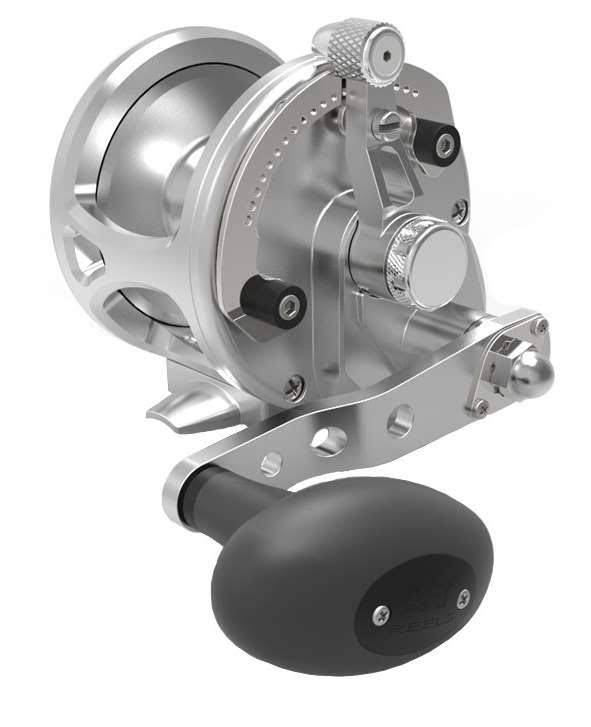 Silver Left-Hand Single Speed Reel J525