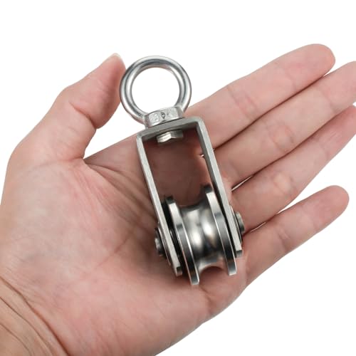Stainless Steel Cable Pulley Wheel 2 Pack E472085