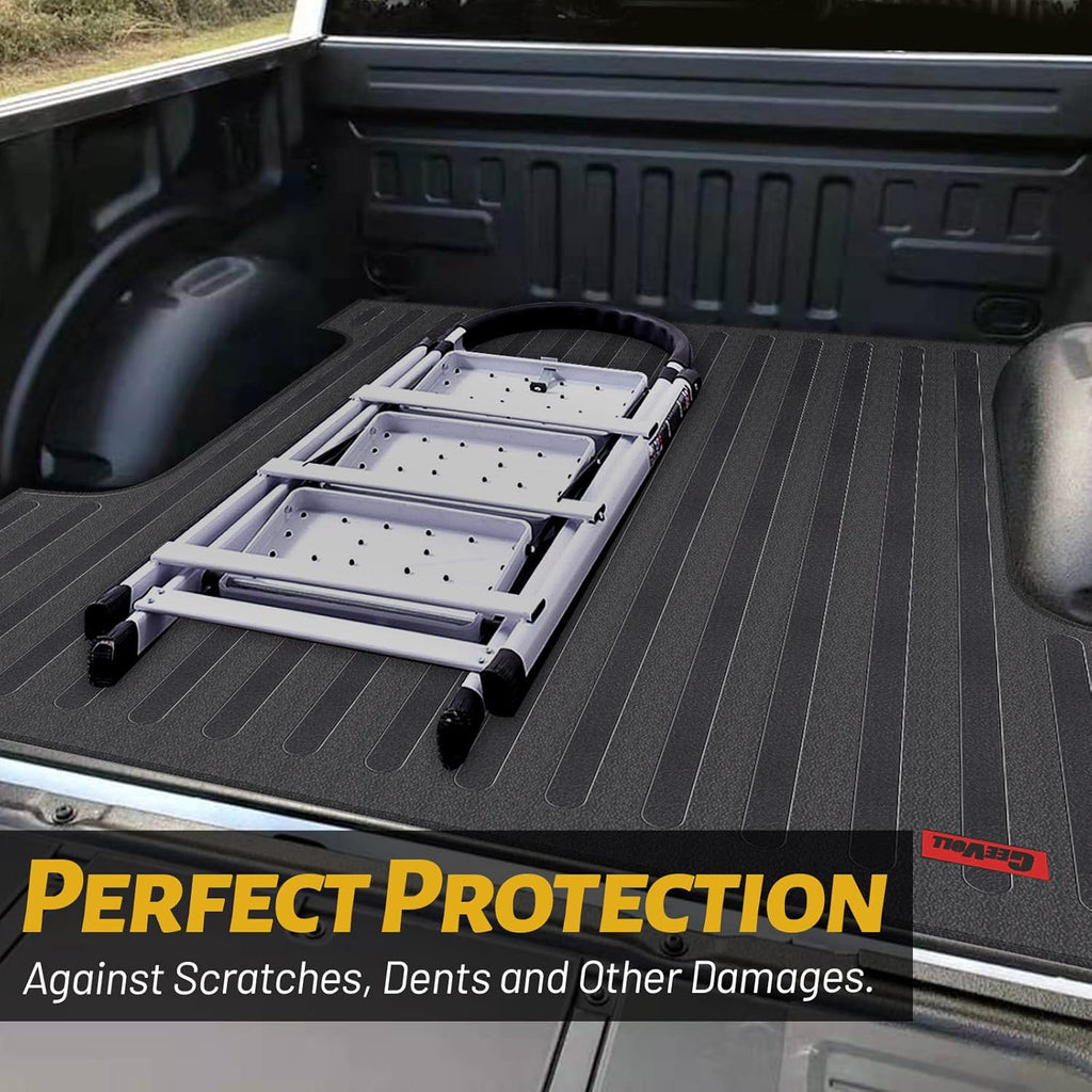 Heavy Duty Rubber Truck Bed Mat Black W557596