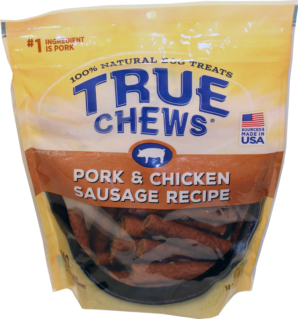 Pork & Chicken Sausage Recipe Dog Treats, 14 Oz R302768